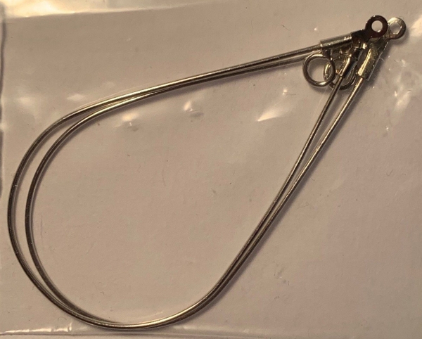 Ohrhänger Tropfen platin